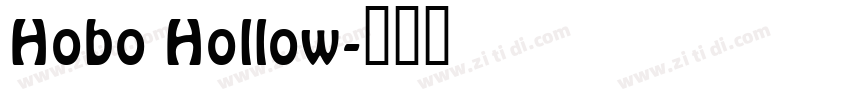 Hobo Hollow字体转换